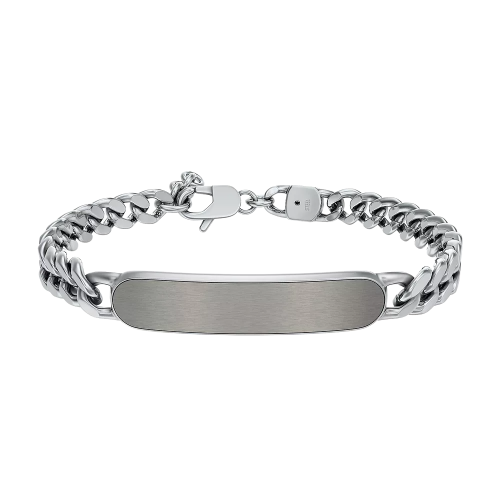 Fossil Ellis Armband Ellis aus Edelstahl mit ID-Plakette JF04982998