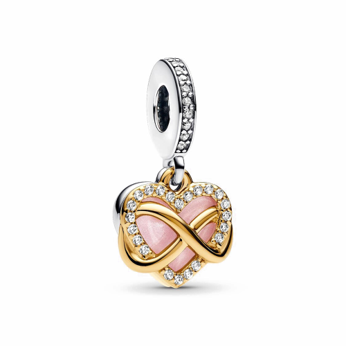 Pandora Funkelndes Unendlichkeits-Herz Charm-Anhänger 768878C01