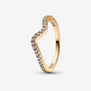 Pandora Timeless Funkelnde Welle Ring 162539C01