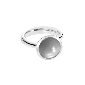 Tamara Comolli Bouton Ring BOUTON large Moonstone grey grauer Mondstein R-BOU-l-MoGr-wg
