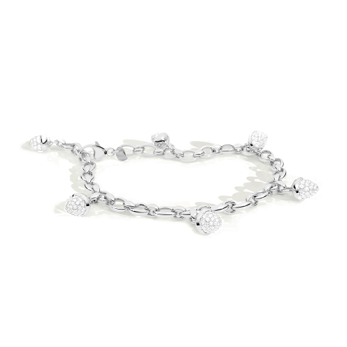 Tamara Comolli Mikado MIKADO Charm Armband mit Diamant Pavé B-MC-Ch-p-wg