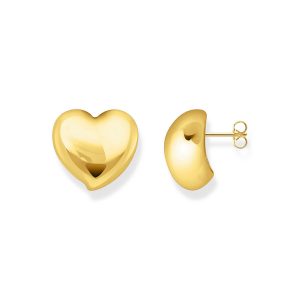 Thomas Sabo Bold Elegance Ohrringe in Herzform vergoldet H2302-413-39
