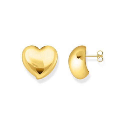 Thomas Sabo Bold Elegance Ohrringe in Herzform vergoldet H2302-413-39