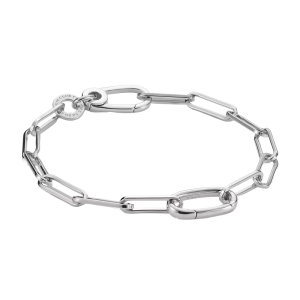 Thomas Sabo Charm Connect Charm-Armband Paperclip mit einem Connect Link Silber C1205-001-21