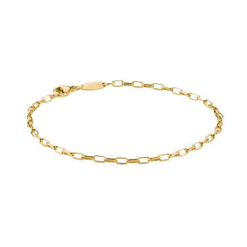 Thomas Sabo Charm Connect Charm-Armband Paperclip vergoldet A2206-413-39