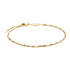 Thomas Sabo Charm Connect Charm-Armband Singapur-Design vergoldet A2208-413-39