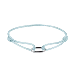 Thomas Sabo Charm Connect Textilarmband türkis Connect Silber C1210-001-17