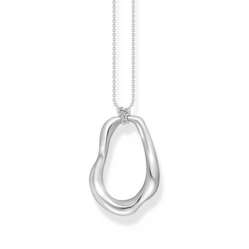 Thomas Sabo Kette mit Anhänger Natural Beauty Silber KE2319-001-39