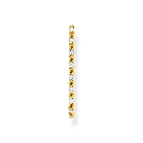 Thomas Sabo True Romance Einzel Ohrstecker weiße Steine gold H2155-414-14