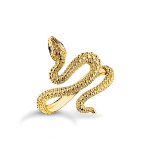 Thomas Sabo True Romance Schlangen-Ring Tempting Romance vergoldet TR2483-427-39