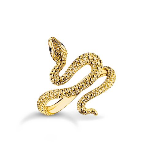 Thomas Sabo True Romance Schlangen-Ring Tempting Romance vergoldet TR2483-427-39