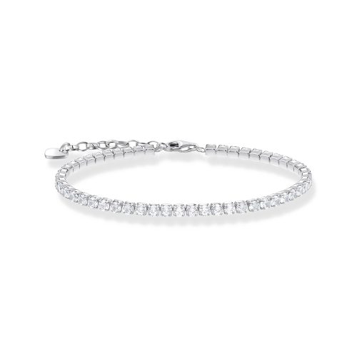 Thomas Sabo True Romance Tennisarmband mit weißen Steinen Silber A2167-051-14